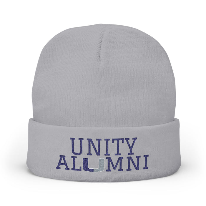Unity Alumni Embroidered Beanie – School Pride Knit Hat