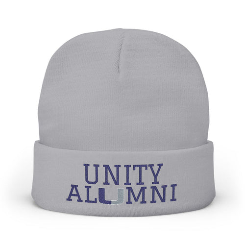 Unity Alumni Embroidered Beanie – School Pride Knit Hat