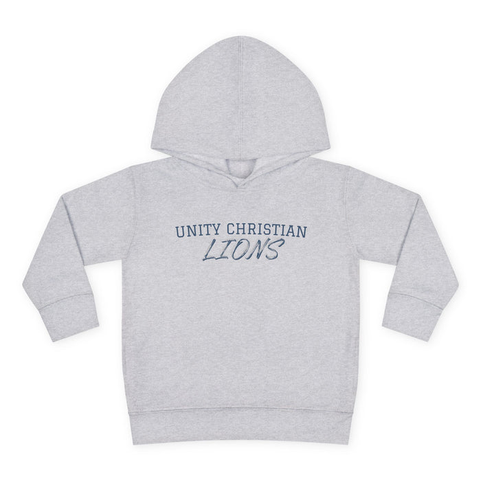 Unity Christian Lions Toddler Hoodie — Pullover Fleece Kids School Sweatshirt