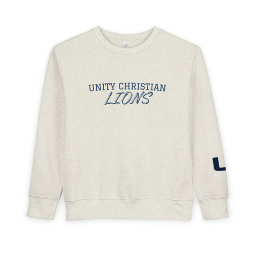 Unity Christian Lions Toddler Sweatshirt - Kids School Spirit Crewneck