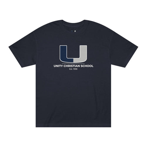 Unity Christian School Logo Tee — U Letter Campus Shirt