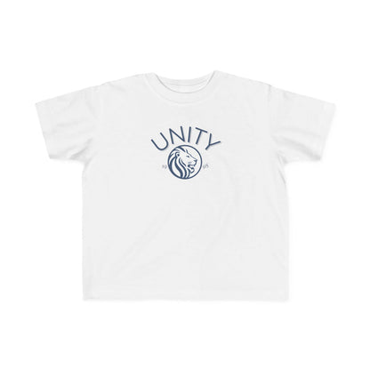 Unity Lion Toddler Tee — Kids Graphic T‑Shirt with 'UNITY' Crest