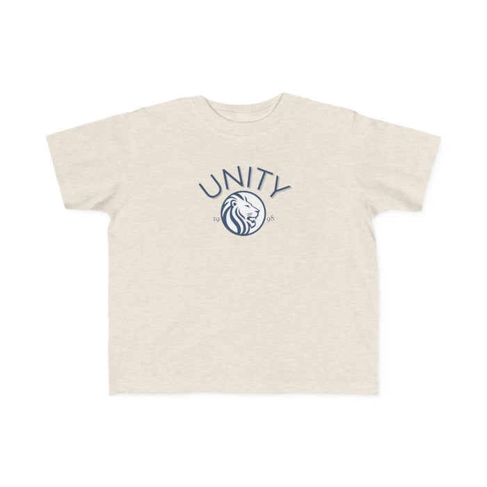 Unity Lion Toddler Tee — Kids Graphic T‑Shirt with 'UNITY' Crest