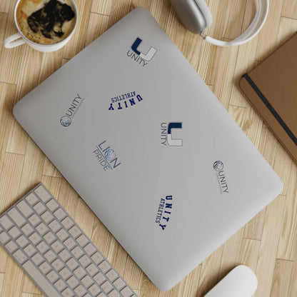 Unity School Logo Sticker Pack — 10pc Lion Pride & Athletics Decal Set