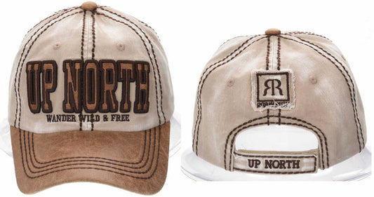 Up North Wander Wild Tan Cap