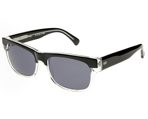 Upstart Black + Clear / Smoke Lenses Angle