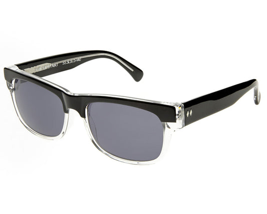 Upstart Black + Clear / Smoke Lenses Angle