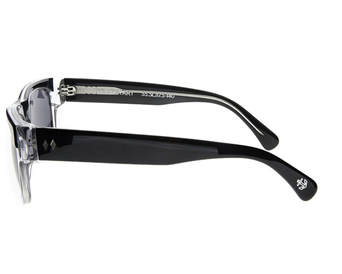 Upstart Black + Clear / Smoke Lenses Side