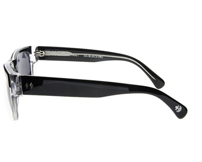 Upstart Black + Clear / Smoke Lenses Side