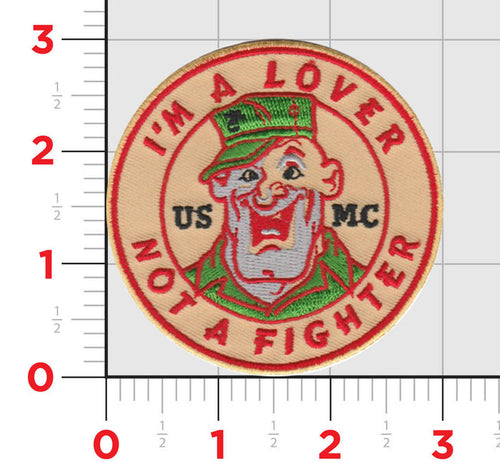 USMC I'm a Lover, Not a Fighter Patch