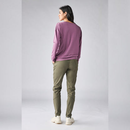 Veloz Jersey V-Neck Top
