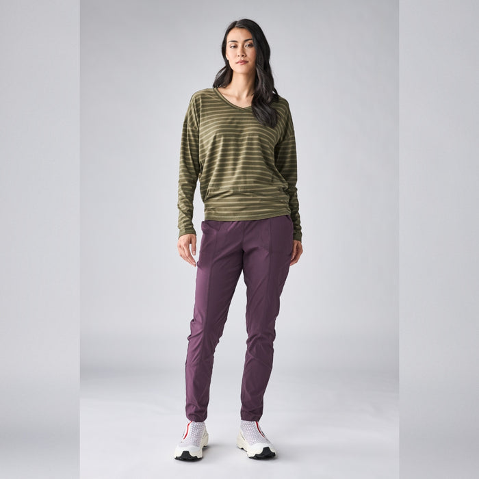 Veloz Jersey V-Neck Top