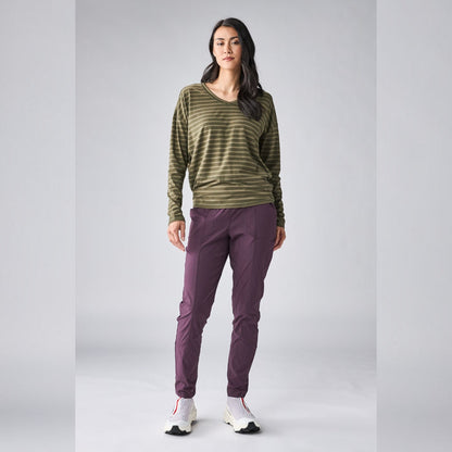 Veloz Jersey V-Neck Top