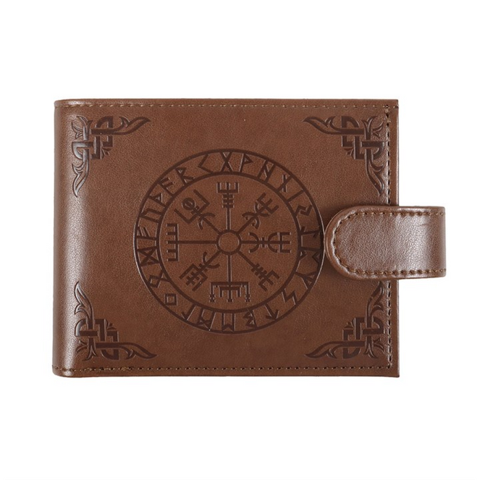 Viking Compass Faux Leather Wallet 🇬🇧