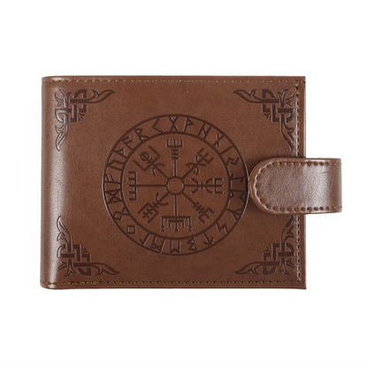 Viking Compass Faux Leather Wallet 🇬🇧