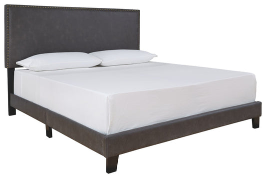 Vintasso B089-381 Grayish Brown Queen UPH HDBDFTBDRoll Slats