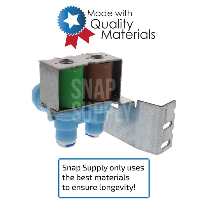 W10408179 Water Inlet Valve for Whirlpool - Snap Supply--express-Retail-Water Valve