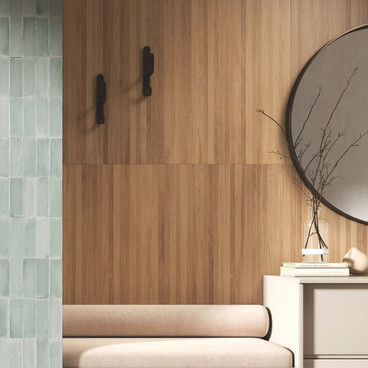 Wald Boiserie Decor Acero - 60x120 Tile Terratinta 120cm x 60cm