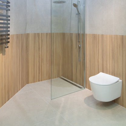 Wald Boiserie Decor Acero - 60x120 Tile Terratinta