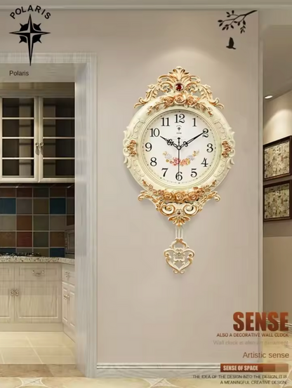 Wall clock Fashion wall watch mute living room clock Quartz clock