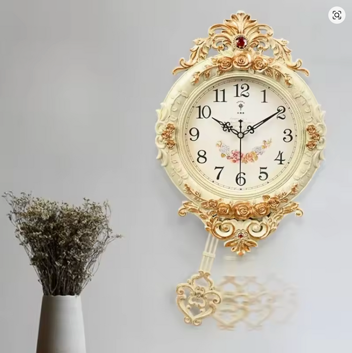 Wall clock Fashion wall watch mute living room clock Quartz clock