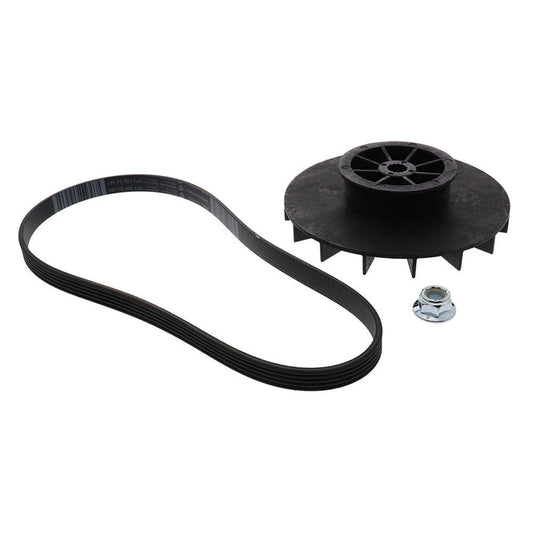 WH03X32217KIT Washer 1/2 HP Motor Pulley, Nut & Belt for GE - Snap Supply - WH01X24180-WH03X32217-