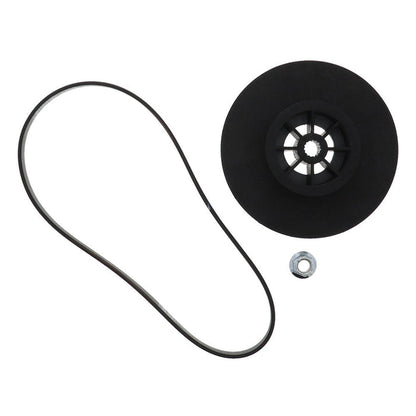 WH03X32217KIT Washer 1/2 HP Motor Pulley, Nut & Belt for GE - Snap Supply - WH01X24180-WH03X32217-