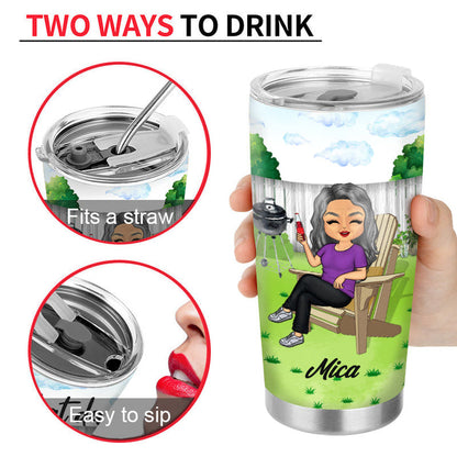 What Day Is Today Who Cares - Retirement Gift - Personalized Custom Tumbler