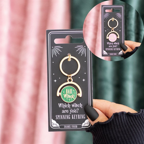 Which Witch Are You Spinning Keyring 🇬🇧