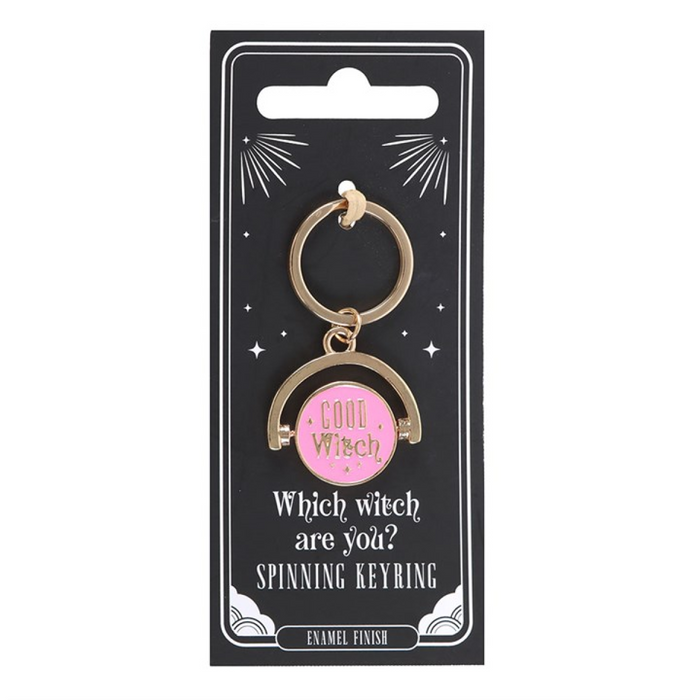 Which Witch Are You Spinning Keyring 🇬🇧