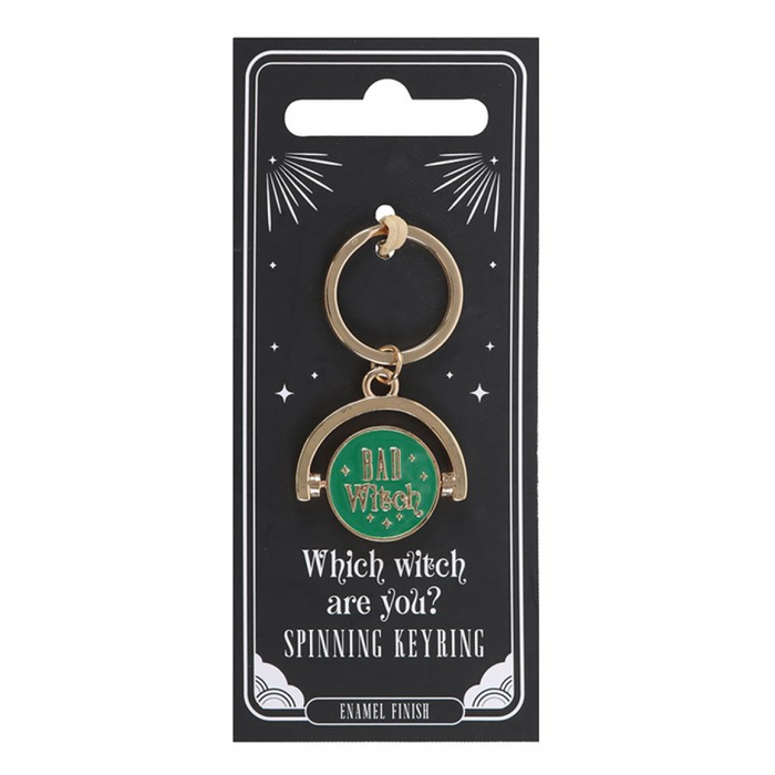 Which Witch Are You Spinning Keyring 🇬🇧