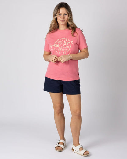 Whirlpool Womens Short Sleeve T-Shirt in Bright Pink