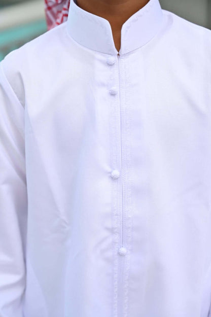 White Bahraini Baby Jubba
