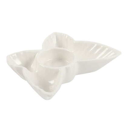 White Butterfly Tealight Candle Holder 🇬🇧
