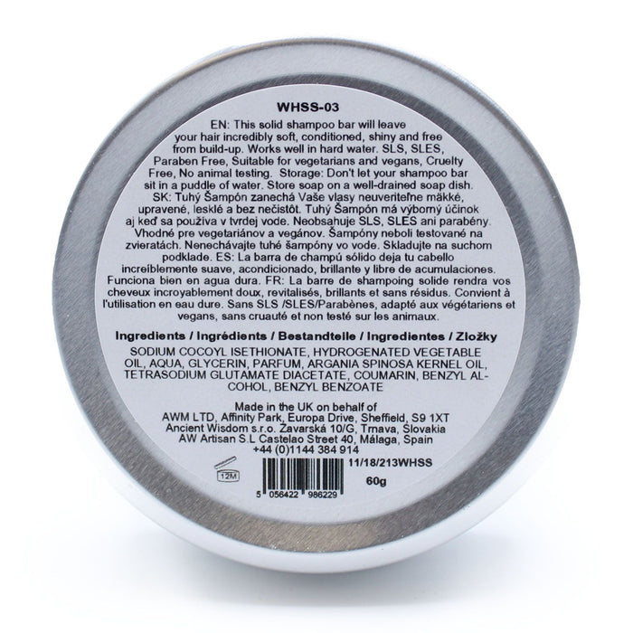 Wild Hare Solid Shampoo 60g - Hairy Coconut 🇬🇧