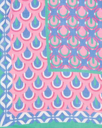 Willow Patterned Pure Cotton Scarf - Image 3 - Country Collection