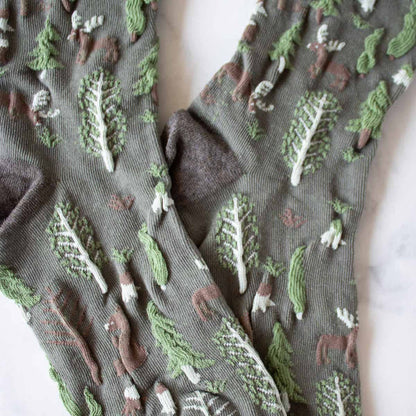 Winter Forest Casual Socks