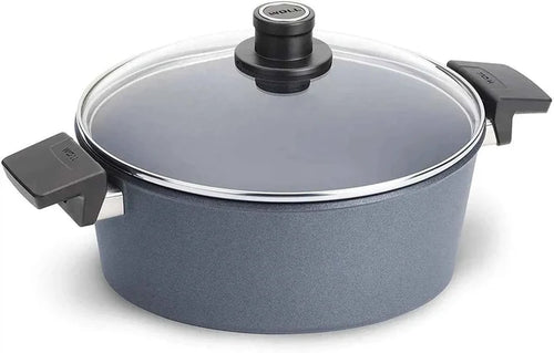 Woll - Black Diamond Lite 6.2 Qt Induction Nonstick Casserole with Lid (28 CM) - 828DPIL