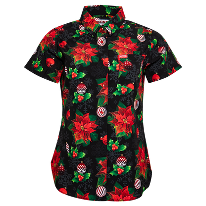 Women's Festive Floral Party Shirt