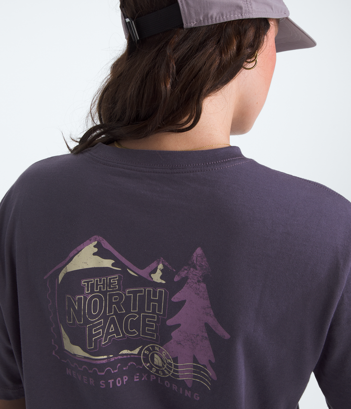 Women’s Mountain Stamps Relaxed Short-Sleeve Tee