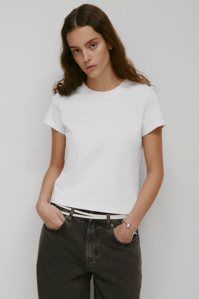 Model is 5’9” and is wearing a size S.