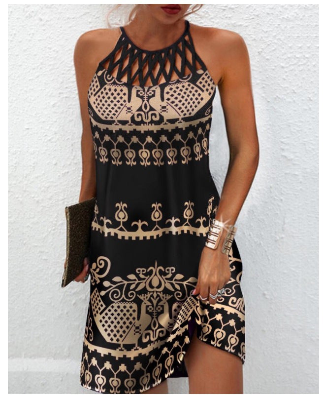 Black vintage print / S