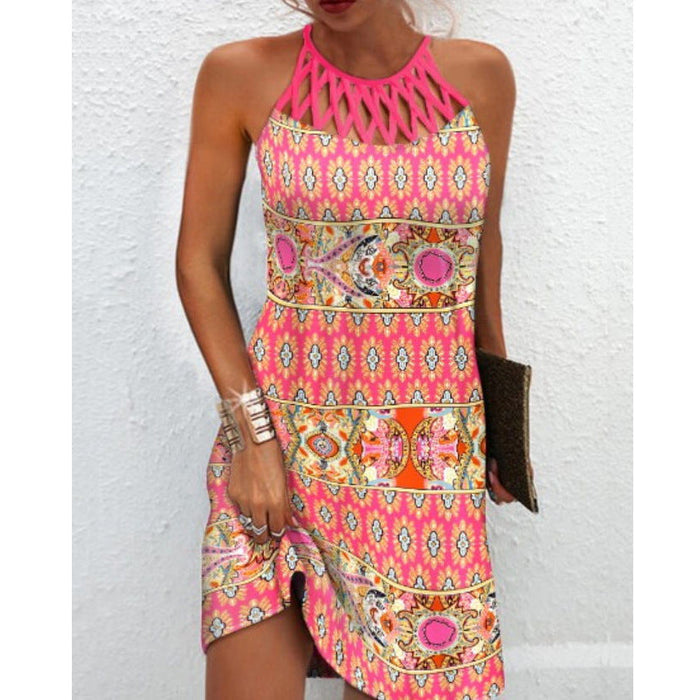 Pink vintage print / S