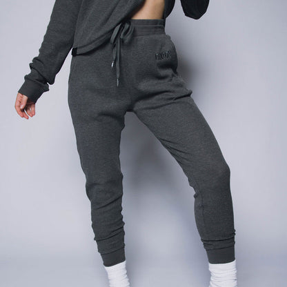 Women's Waffle Knit Joggers - Dark Grey | Dixxon Flannel Co.