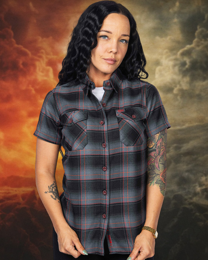 Women's Zac Brown Band - Love & Fear 2026 Short Sleeve Flannel - Dixxon Flannel Co.