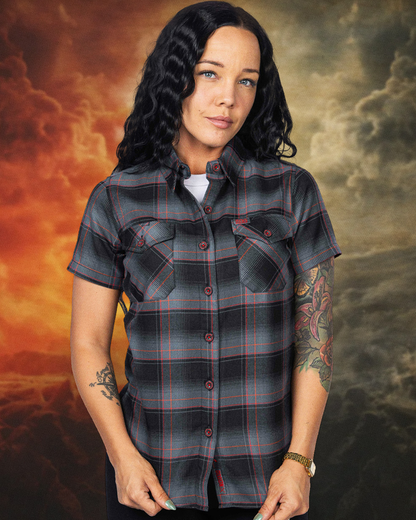 Women's Zac Brown Band - Love & Fear 2026 Short Sleeve Flannel - Dixxon Flannel Co.
