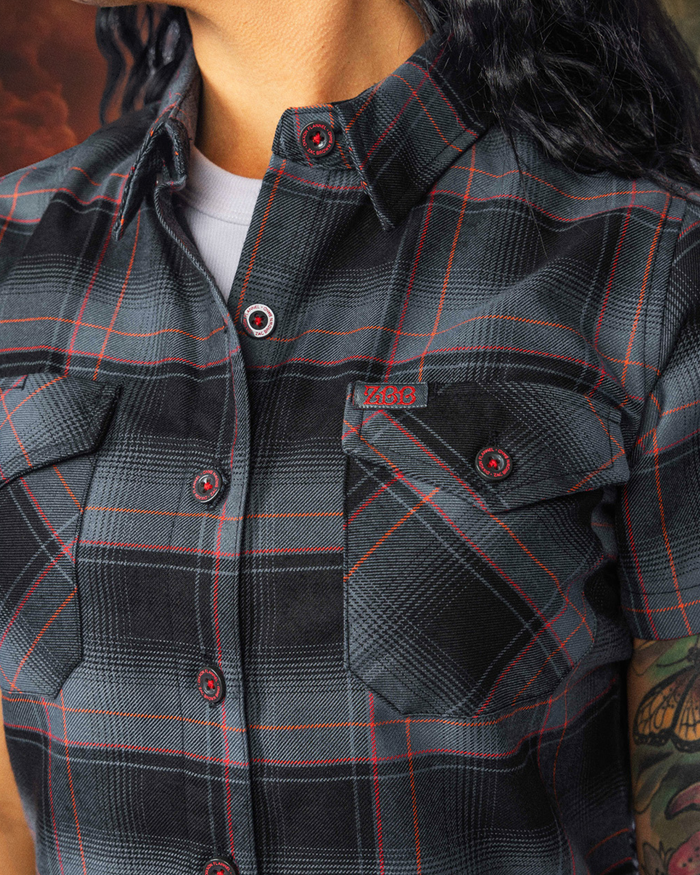 Women's Zac Brown Band - Love & Fear 2026 Short Sleeve Flannel - Dixxon Flannel Co.