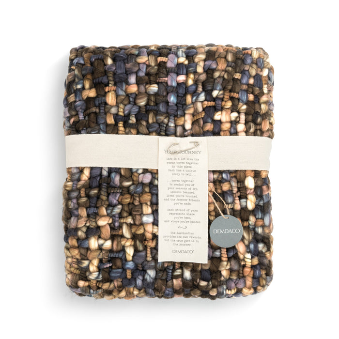 Woven Throw Blanket Blue/Green