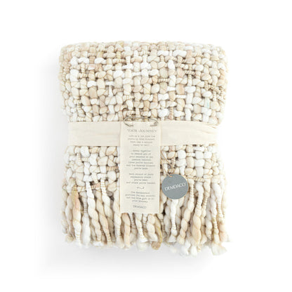 Woven Throw Blanket White/Ivory
