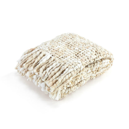 Woven Throw Blanket White/Ivory